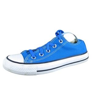 Converse Women's Low Top Sneaker Blue‎ Fabric Sz 5.5 Medium  Used 2025